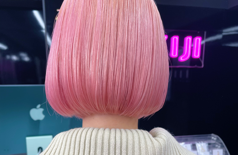 三宮・三ノ宮　元町でハイトーン、ハイトーンカラーはKIJIでホワイトピンクに！